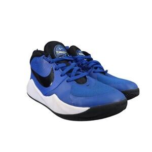 Nike Shoes Kids 4 Sneaker Team Hustle D9 GS Athletic Trainer Basketball Blue Mid
